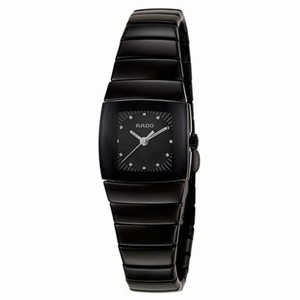 Rado Sintra Quartz Analog Black Ceramic watch# R13768162 (Women Watch)