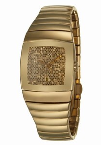 Rado Gold Dial Ceramic Band Watch #R13774252 (Men Watch)