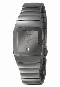Rado Sintra Automatic Silver Date Diamonds Dial Ceramic Watch# R13855702 (Women Watch)