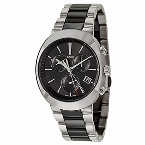 Rado D-Star Quartz Chronograph Date Stainless Steel and Ceramic Watch# R15937172 (Men Watch)