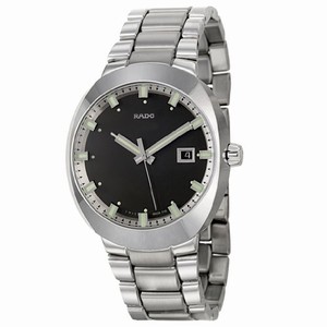 Rado D-Star Quartz Black Dial Date Stainless Steel Watch# R15945163 (Men Watch)
