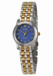 Rado Diastar Quartz Blue Dial Stainless Steel Watch# R18606203 (Women Watch)