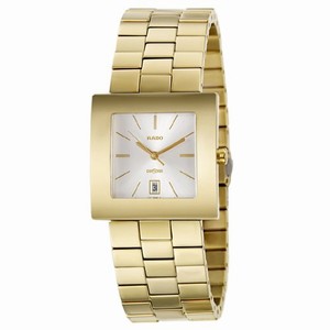 Rado Diastar Quartz Gold Tone Stainless Steel Watch# R18986103 (Men Watch)