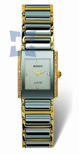 Rado Silver Dial 38 Diamonds Band Watch #R20339752 (Women Watch)