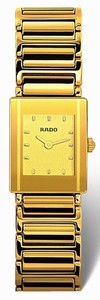 Rado Quartz Gold Ceramic/gold Gold Dial Gold Ceramic/gold Band Watch #R20383272 (Women Watch)