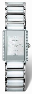 Rado Quartz Pearl Ceramic/steel White Mother Of Pearl Dial Pearl Ceramic/steel Band Watch #R20430902 (Women Watch)
