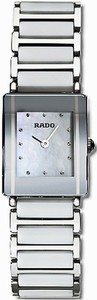 Rado Quartz White Ceramic/steel White Mother Of Pearl Dial White Ceramic/steel Band Watch #R20488902 (Women Watch)