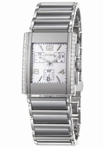 Rado Quartz Platinum Ceramic/steel White Mother Of Pearl Dial Platinum Ceramic/steel Band Watch #R20670902 (Men Watch)