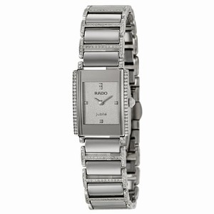 Rado Silver Dial Stainless Steel Band Watch #R20672772 (Women Watch)