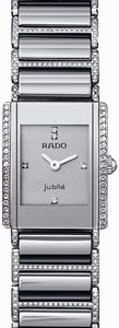 Rado Quartz Ceramic White Mother Of Pearl Dial Steel Band Watch #R20672919 (Women Watch)