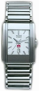 Rado Automatic Platinum Tone/steel White Dial Platinum Tone/steel Band Watch #R20692102 (Men Watch)