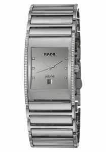 Rado Integral Quartz Diamonds Bezel 27mm Watch# R20731122 (Men Watch)