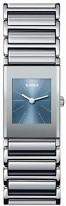 Rado Integral Quartz Blue Dial Stainless Steel and Ceramic Watch# R20747202 (Women Watch)