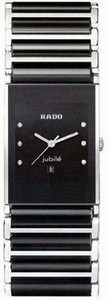 Rado Quartz Black Ceramic/steel Black Dial Black Cermaic/steel Band Watch #R20784752 (Men Watch)