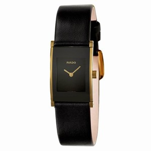 Rado Integral Quartz Analog Black Leather Watch# R20789155 (Women Watch)