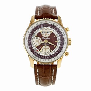 Breitling Automatic Self Wind Dial color Brown Metallic Watch # R2133012.Q578.739P.R20BA.1 (Men Watch)