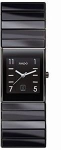 Rado Quartz Black Dial Date Black Ceramic Watch# R21347202 (Men Watch)