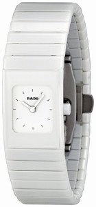 Rado White Dial Ceramic Band Watch #R21712022 (Women Watch)