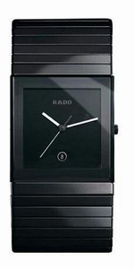 Rado Quartz Black Ceramic Black Dial Black Ceramic Band Watch #R21716152 (Men Watch)