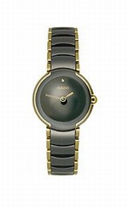 Rado Black Dial Dial Two Tone Bracelet Band Watch #R22352152 (Women Watch)