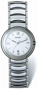 Rado Quartz Platinum Ceramic/steel White Dial Platinum Ceramic/steel Band Watch #R22593112 (Men Watch)