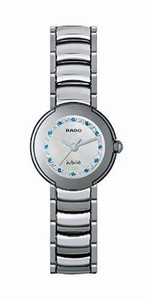 Rado Quartz Platinum Ceramic/steel Mother Of Pearl Dial Platinum Ceramic/steel Band Watch #R22594752 (Women Watch)