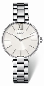 Rado Coupole Quartz Analog Stainless Steel Watch# R22850013 (Women Watch)