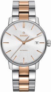 Rado White Dial Fixed Stainless Steel Band Watch #R22860022 (Men Watch)