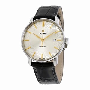 Rado Coupole Automatic Date Black Leather Watch # R22860105 (Unisex Watch)