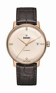 Rado Coupole Automatic Diamond Dial Date Leather Watch # R22861765 (Men Watch)