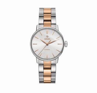 Rado White Dial Fixed Stainless Steel Band Watch #R22862022 (Women Watch)