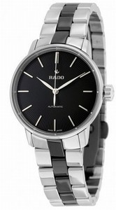 Rado Black Dial Stainless Steel Band Watch #R22862152 (Men Watch)