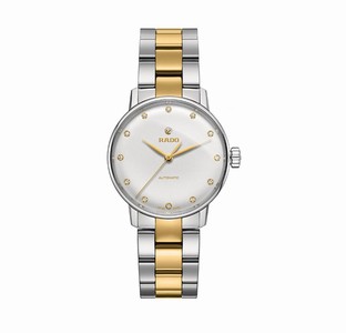 Rado White Dial Fixed Stainless Steel Band Watch #R22862732 (Men Watch)