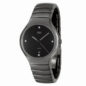 Rado True Automatic Black Dial Date Ceramic Watch# R27351702 (Men Watch)