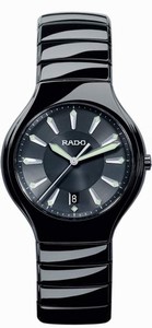 Rado Quartz Black Ceramic Black Dial Black Ceramic Band Watch #R27653152 (Men Watch)
