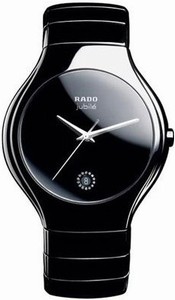 Rado Quartz Black Ceramic Black Dial Black Ceramic Band Watch #R27653722 (Men Watch)