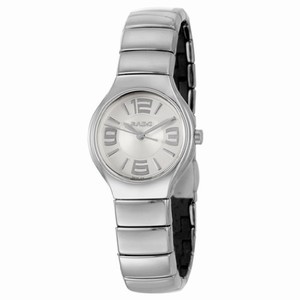 Rado Quartz Satin Ceramic Silver Dial Satin Ceramic Band Watch #R27656112 (Women Watch)