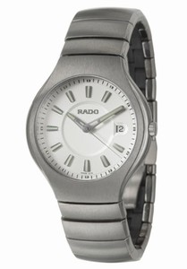 Rado True Quartz Date Gray Ceramic Watch# R27675102 (Men Watch)