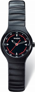 Rado Quartz Platinum Black Tone Ceramic Black Dial Platinum Black Tone Ceramic Band Watch #R27678152 (Women Watch)