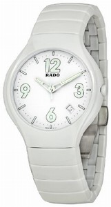 Rado Quartz White Ceramic White Dial White Ceramic Band Watch #R27695012 (Men Watch)