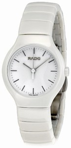 Rado True Quartz Analog White Ceramic Watch# R27696022 (Women Watch)