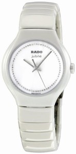 Rado Quartz Pure White Ceramic White Dial Pure White Ceramic Band Watch #R27696732 (Women Watch)