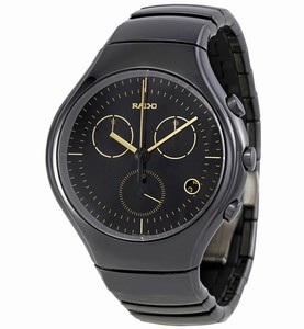 Rado True Quartz Chronograph Date Ceramic Watch# R27814152 (Men Watch)