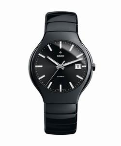 Rado True Automatic Black Dial Date Ceramic Watch# R27857162 (Men Watch)