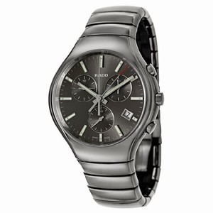 Rado True Quartz Chronograph Date Ceramic Watch# R27896102 (Men Watch)
