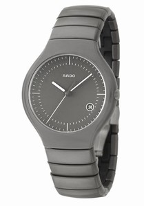 Rado True Quartz Date Gray Ceramic Watch# R27898102 (Men Watch)