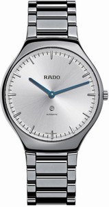 Rado True Thinline Automatic Analog Silver Ceramic Bracelet Watch# R27972102 (Men Watch)
