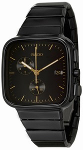 Rado R5.5 Quartz Chronograph Date Black Ceramic Watch# R28389162 (Men Watch)