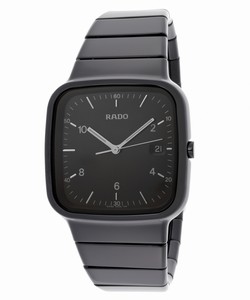 Rado R5.5 Quartz Black Dial Ceramic Watch# R28887162 (Men Watch)