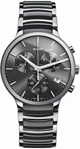 Rado Centrix Quartz Chronograph Date Stainless Steel and Ceramic Watch# R30122122 (Men Watch)